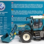 FENDT Xylon 524 with front loader, demonstration tractor in schaal 1:32