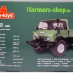 Unimog 406 folding soft top miniatuur van weise toys