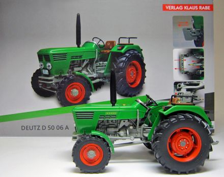 4-2041 Deutz D 50 06 A in schaal 1:32 miniatuurtractor van weise toys